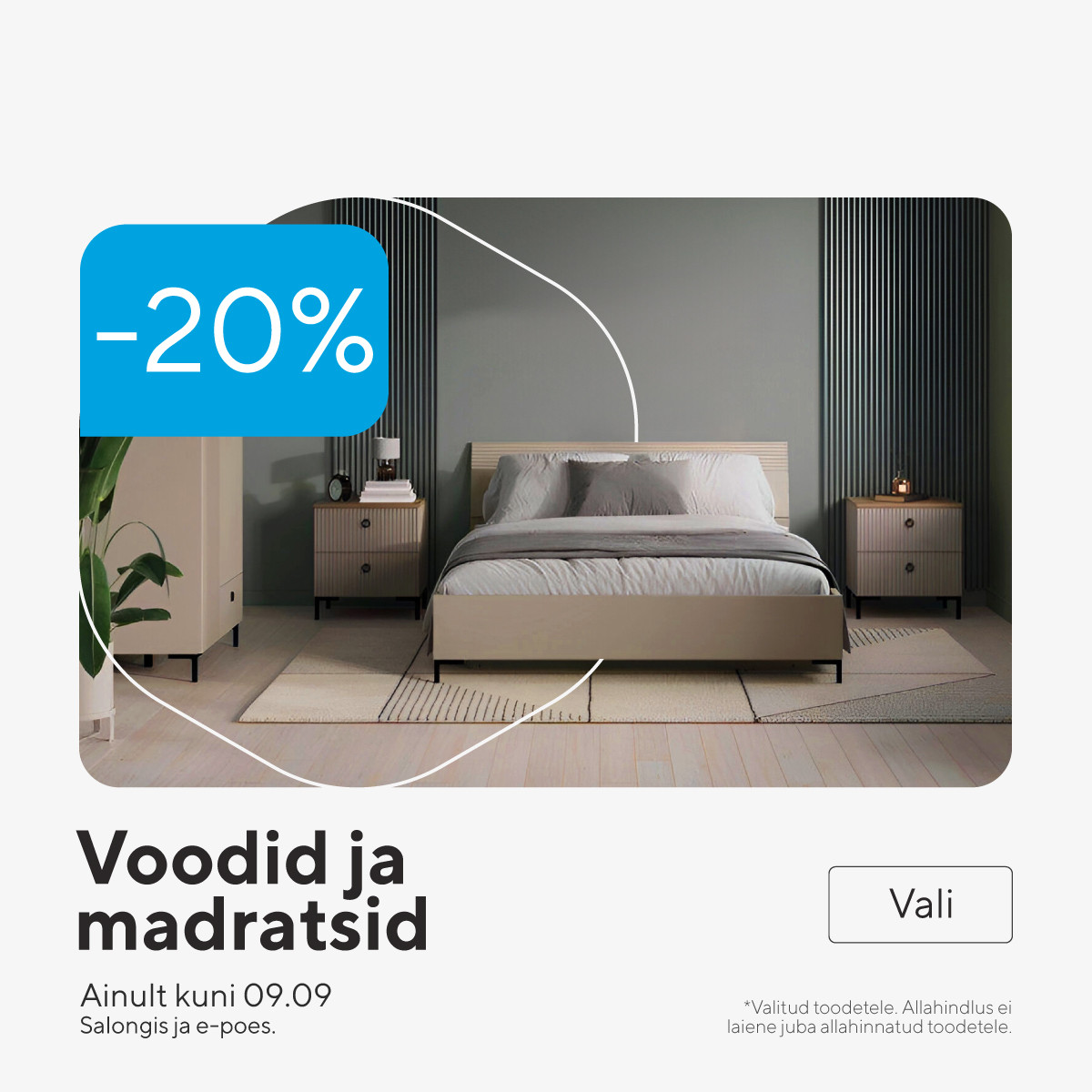 Voodid ja madratsid -20%